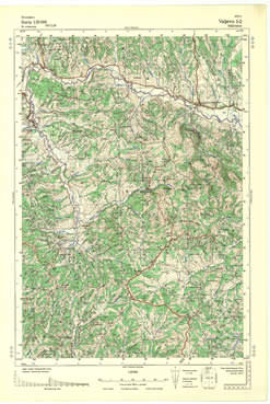 Topografske Karte  Srbije 1:25000 Valjevo