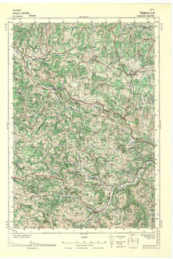 Topografske Karte  Srbije 1:25000 Valjevo