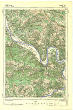 Topografske Karte  Srbije 1:25000 Valjevo