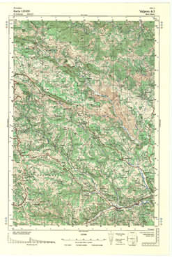 Topografske Karte  Srbije 1:25000 Valjevo