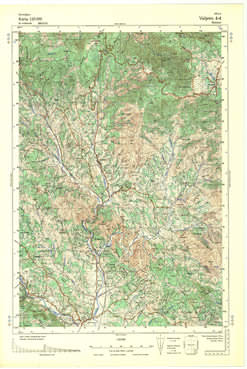 Topografske Karte  Srbije 1:25000 Valjevo