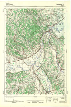 Topografske Karte  Srbije 1:25000 Lazarevac