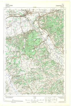 Topografske Karte  Srbije 1:25000 Lazarevac