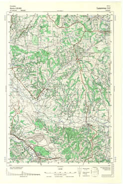 Topografske Karte  Srbije 1:25000 Lazarevac