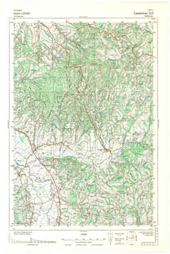 Topografske Karte  Srbije 1:25000 Lazarevac