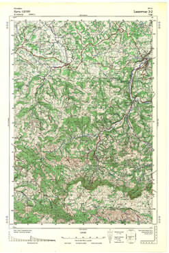 Topografske Karte  Srbije 1:25000 Lazarevac