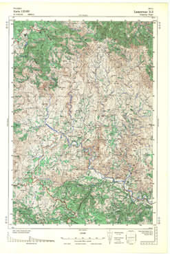 Topografske Karte  Srbije 1:25000 Lazarevac