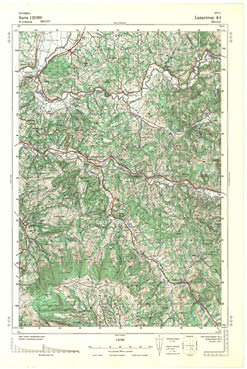 Topografske Karte  Srbije 1:25000 Lazarevac