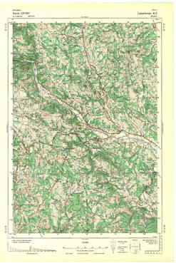 Topografske Karte  Srbije 1:25000 Lazarevac