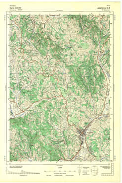 Topografske Karte  Srbije 1:25000 Lazarevac