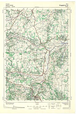 Topografske Karte  Srbije 1:25000 Kragujevac