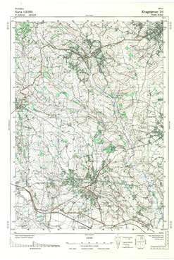 Topografske Karte  Srbije 1:25000 Kragujevac