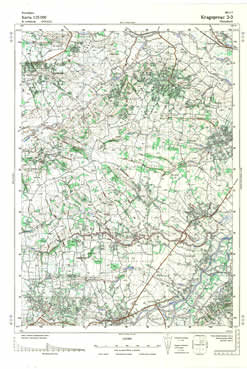 Topografske Karte  Srbije 1:25000 Kragujevac