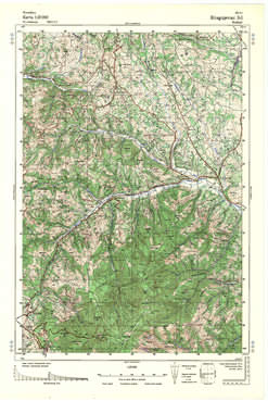 Topografske Karte  Srbije 1:25000 Kragujevac