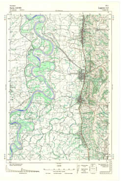 Topografske Karte  Srbije 1:25000 Lapovo