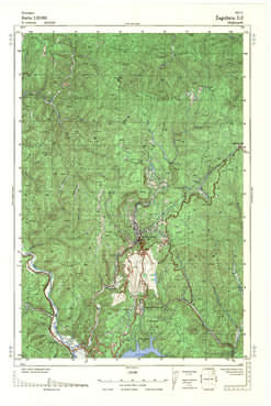 Topografske Karte  Srbije 1:25000 Zagubica