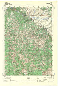 Topografske Karte  Srbije 1:25000 Zagubica