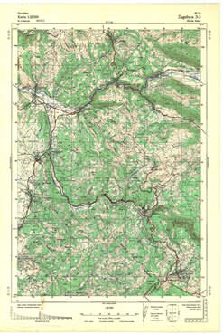 Topografske Karte  Srbije 1:25000 Zagubica