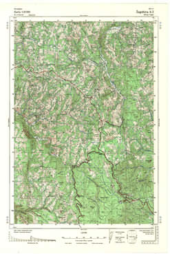 Topografske Karte  Srbije 1:25000 Zagubica