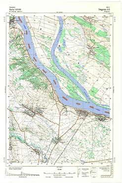 Topografske Karte  Srbije 1:25000 Negotin
