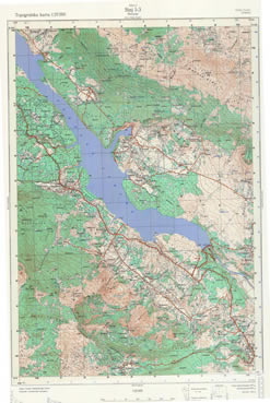 sinj topografske karte jna