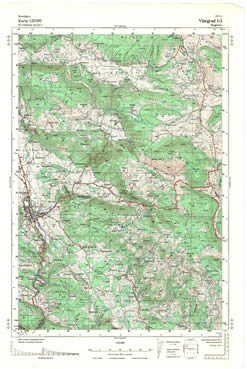 Topografske Karte  Srbije 1:25000 Višegrad