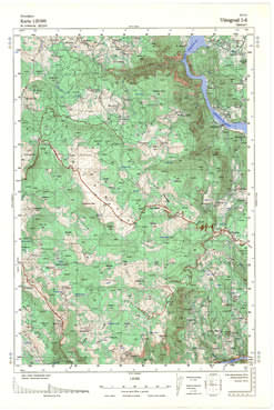 Topografske Karte  Srbije 1:25000 Višegrad