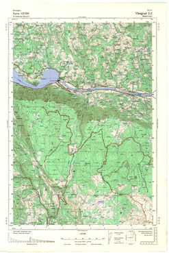 Topografske Karte  Srbije 1:25000 Višegrad