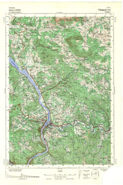 Topografske Karte  Srbije 1:25000 Višegrad