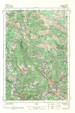 Topografske Karte  Srbije 1:25000 Višegrad