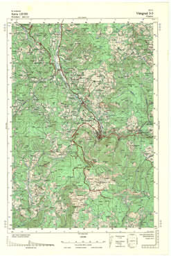 Topografske Karte  Srbije 1:25000 Višegrad