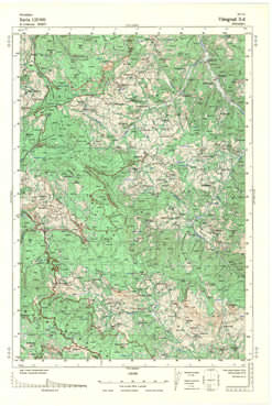 Topografske Karte  Srbije 1:25000 Višegrad