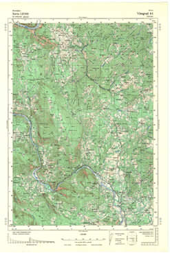 Topografske Karte  Srbije 1:25000 Višegrad