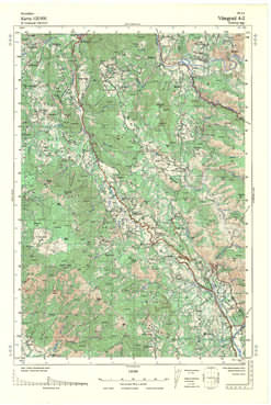 Topografske Karte  Srbije 1:25000 Višegrad