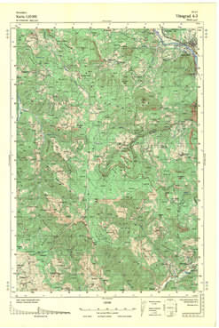 Topografske Karte  Srbije 1:25000 Višegrad
