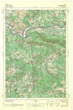 Topografske Karte  Srbije 1:25000 Višegrad