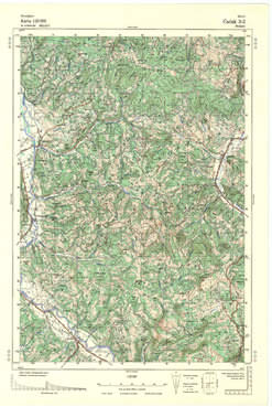 Topografske Karte  Srbije 1:25000 Čačak
