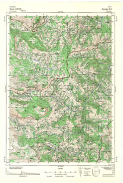 Topografske Karte  Srbije 1:25000 Čačak