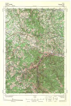 Topografske Karte  Srbije 1:25000 Čačak