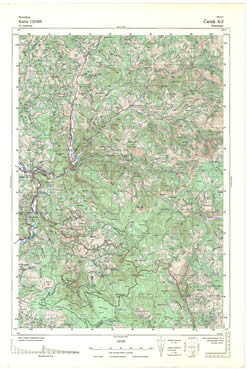 Topografske Karte  Srbije 1:25000 Čačak