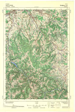 Topografske Karte  Srbije 1:25000 Kraljevo