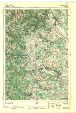 Topografske Karte  Srbije 1:25000 Kruševac