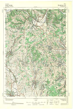 Topografske Karte  Srbije 1:25000 Kruševac