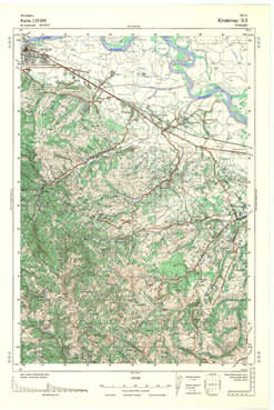 Topografske Karte  Srbije 1:25000 Kruševac