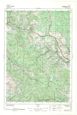 Topografske Karte  Srbije 1:25000 Aleksinac