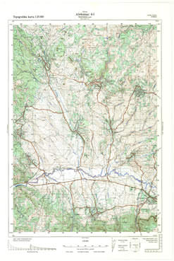 Topografske Karte  Srbije 1:25000 Aleksinac