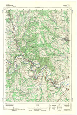 Topografske Karte  Srbije 1:25000 Zaječar