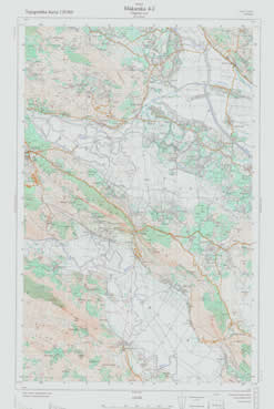 Topografske Karte  hrvatske 1:25000 vrgorac