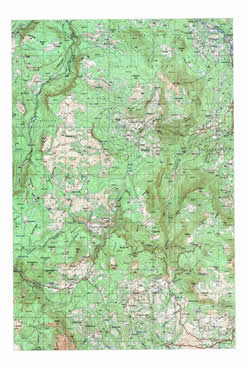 Topografske Karte  BiH 1:25000 gacko
