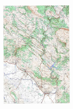 Topografske Karte  BiH 1:25000 avtovac